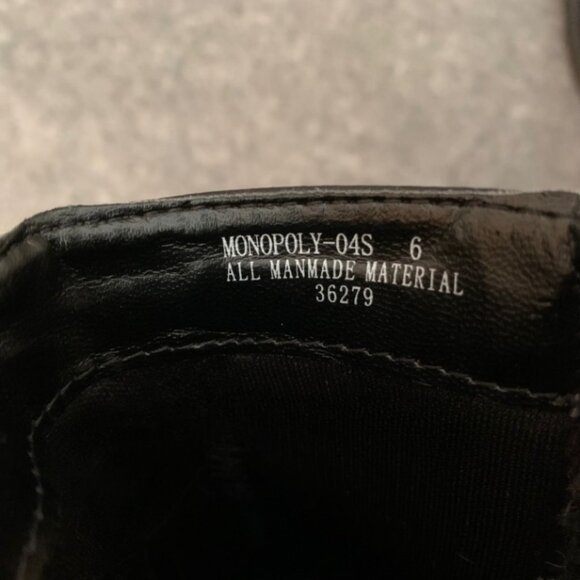 Bamboo Women’s Black Booties Side Zip Ankle Boots - Picture 8 of 10